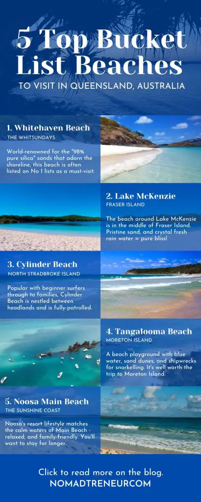 5 Top Bucket List Beaches in Queensland Australia